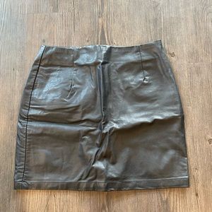 Forever 21 Faux Leather Mini Skirt
